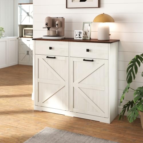 Tilt Out Trash Can Cabinet with Drawer D1744