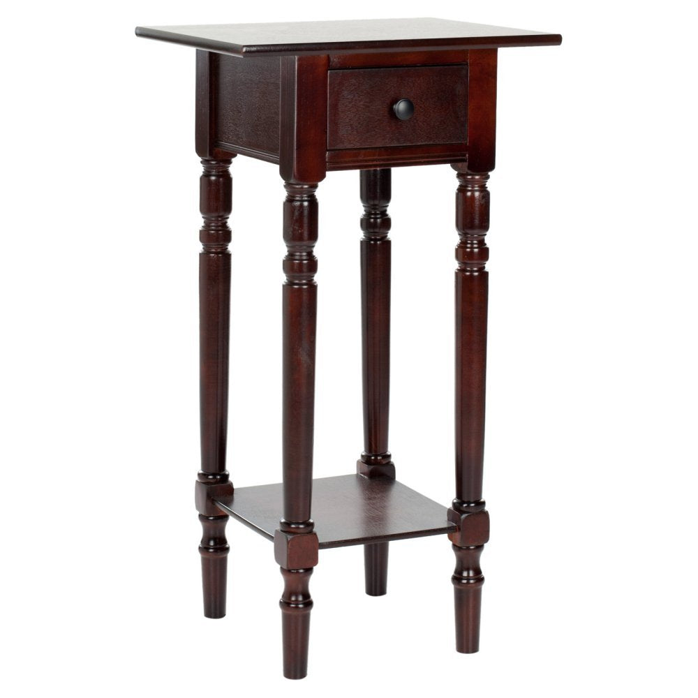 Dark Cherry Wood Side Table S11187