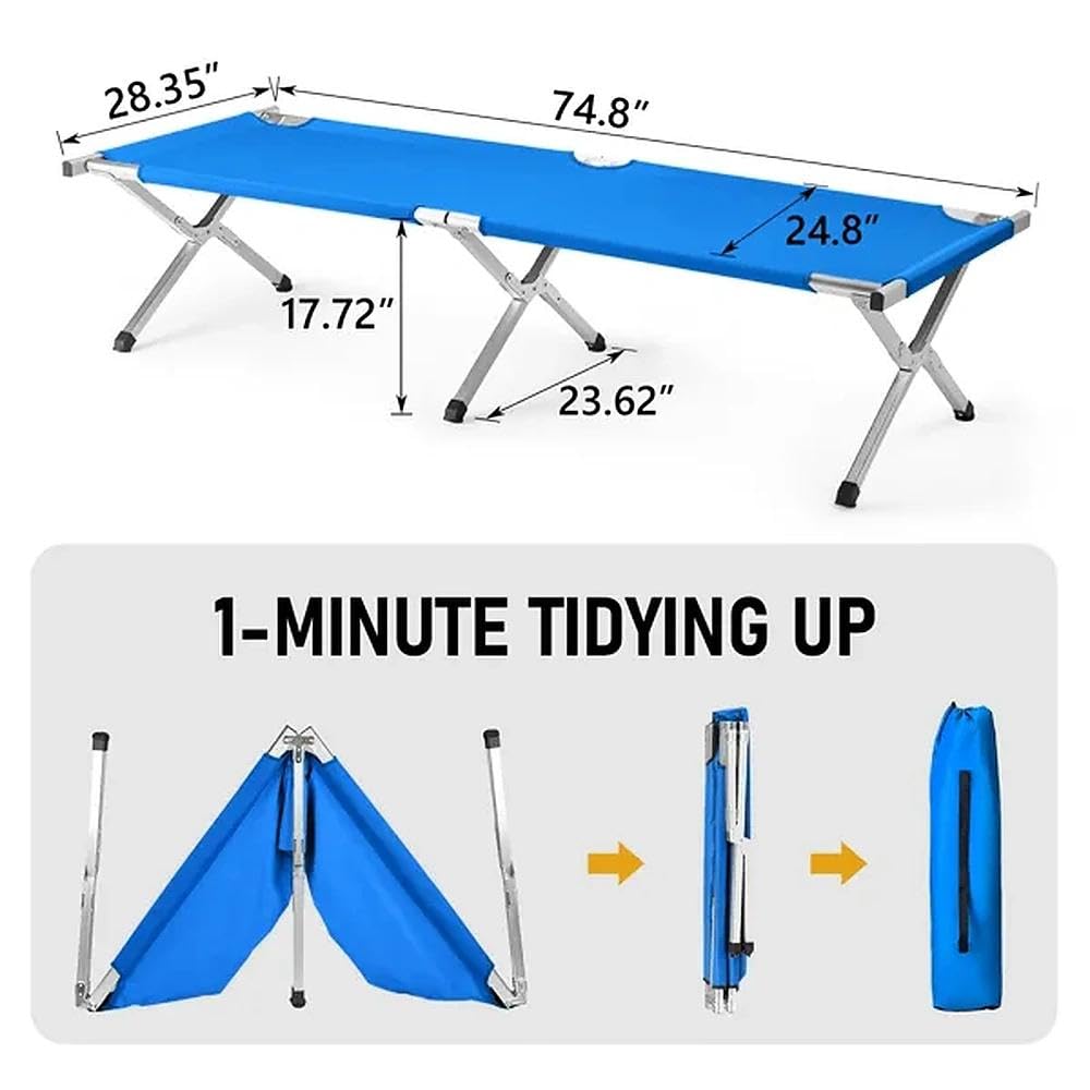 Portable Folding Camping Cot with Carrying Bag Z276