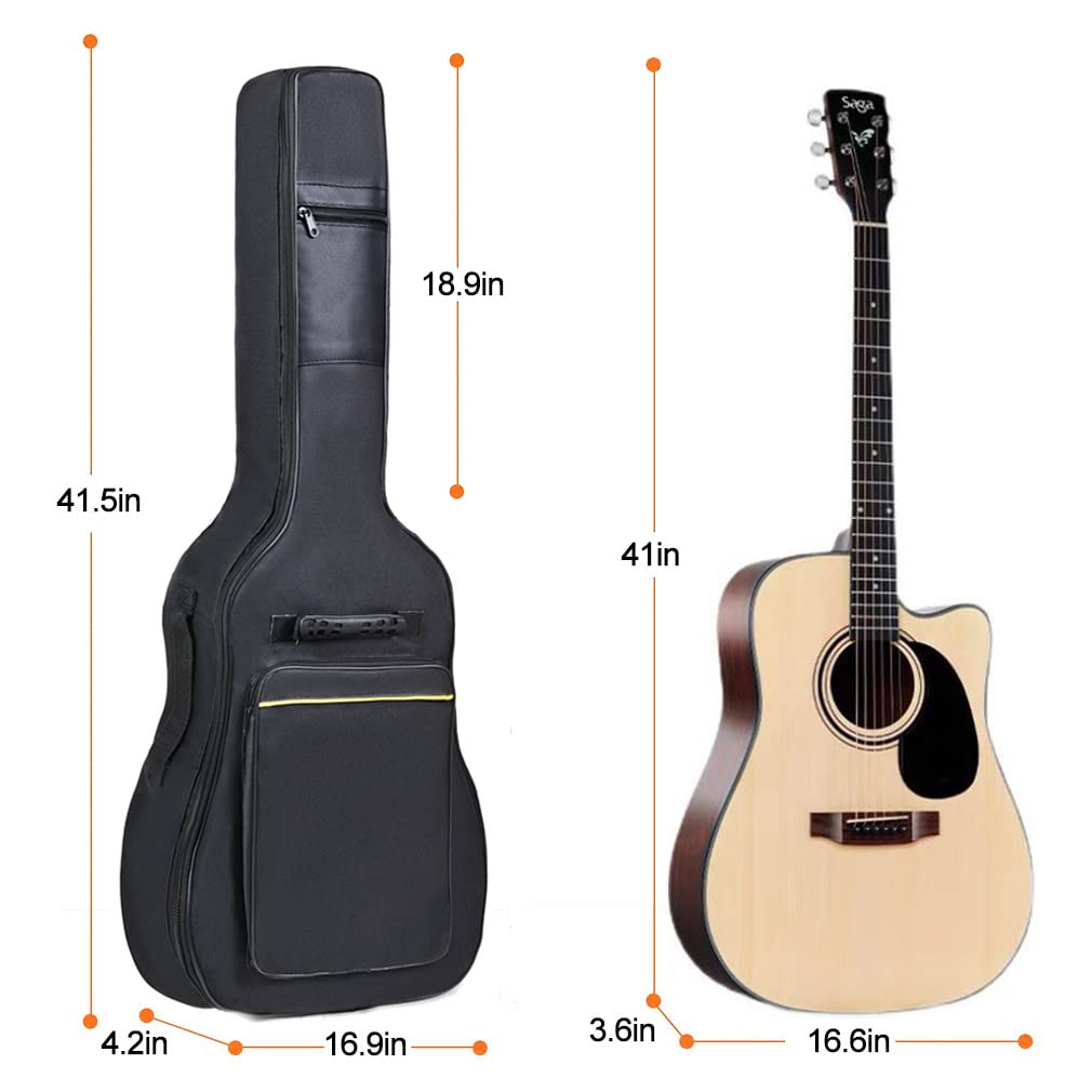 40 41 42 Inch Acoustic Folk Guitar Bag Backpack 600D Oxford Soft Carry Case Y630