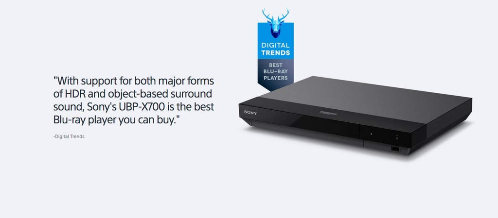 4K Ultra HD Blu-Ray Player J82125