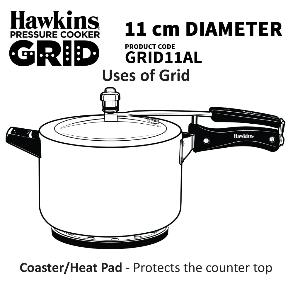 11 cm Aluminium Pressure Cooker Grid A571