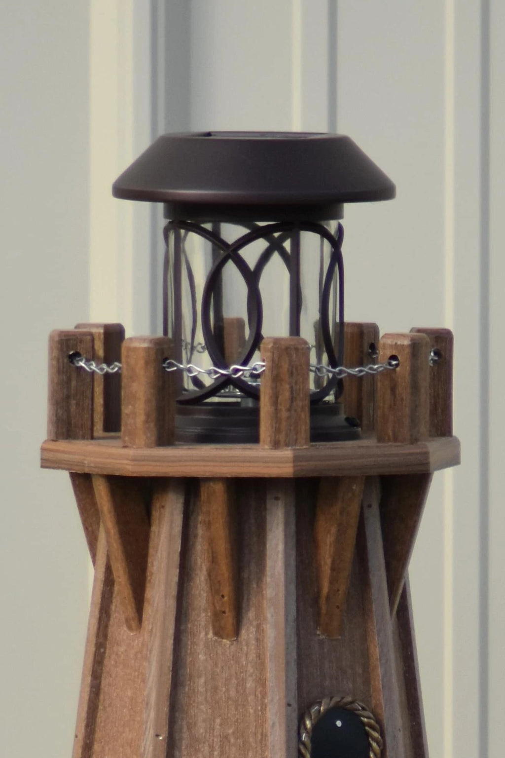32" Solar Powered Poly Lighthouse O861484