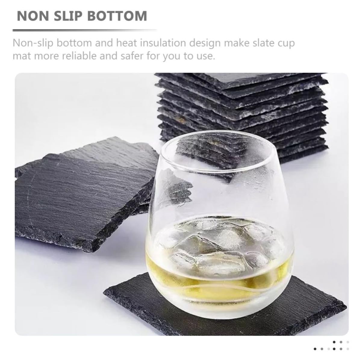 Natural Stone Coasters Set B6550