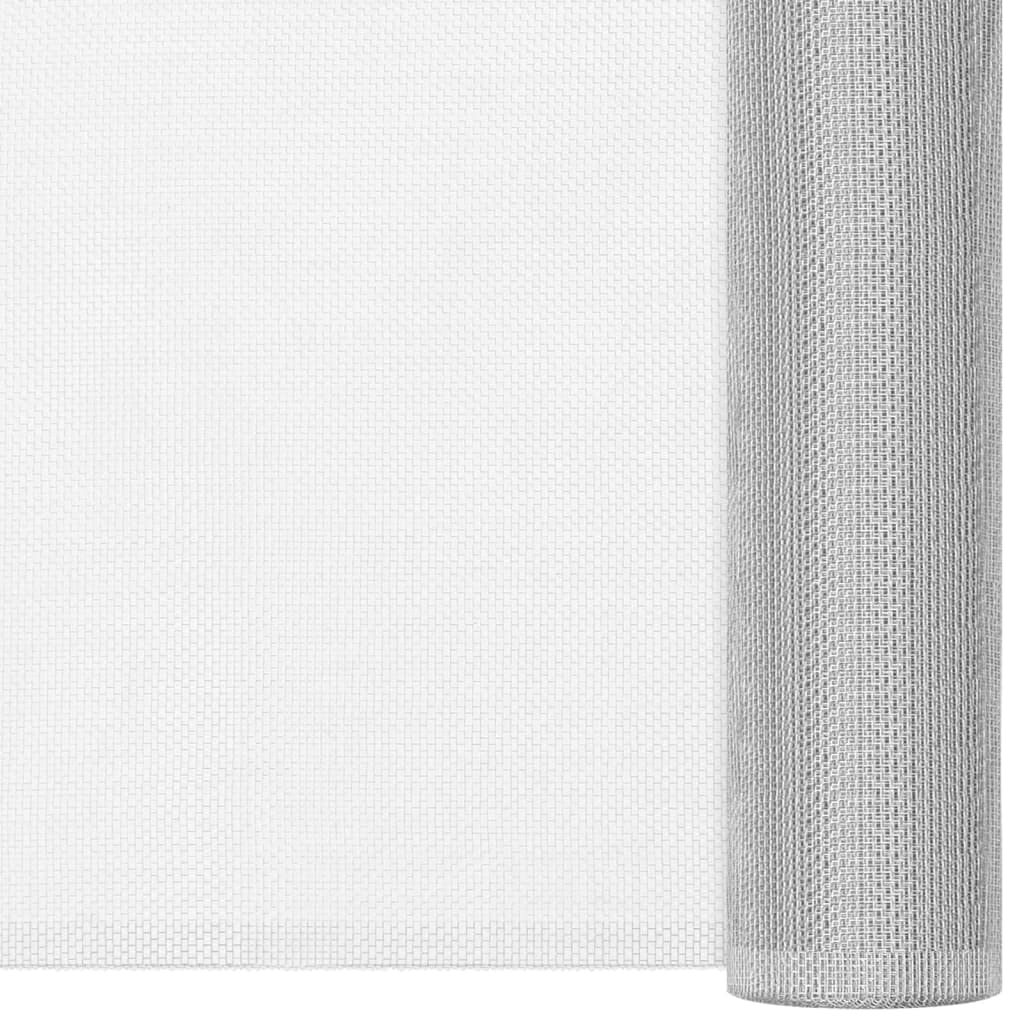 Aluminum Mesh Roll 44.1" x 393.7" Silver Q44352