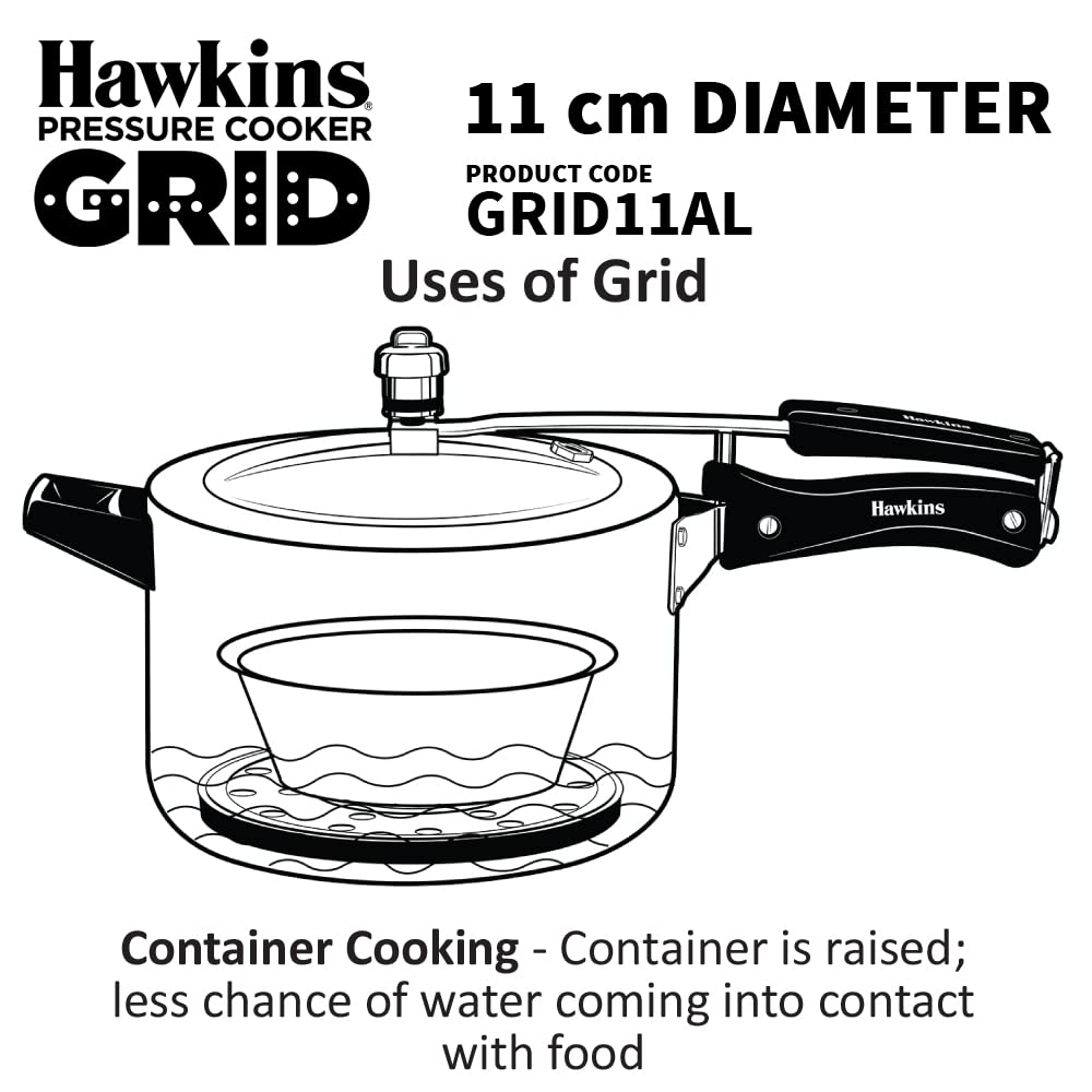 11 cm Aluminium Pressure Cooker Grid A571