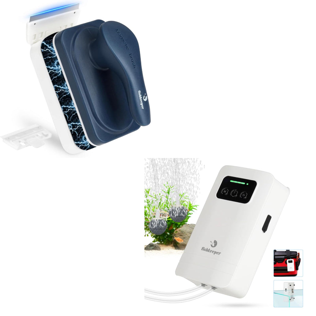 Aquarium Air Pump Magnetic Glass Cleaner C19259