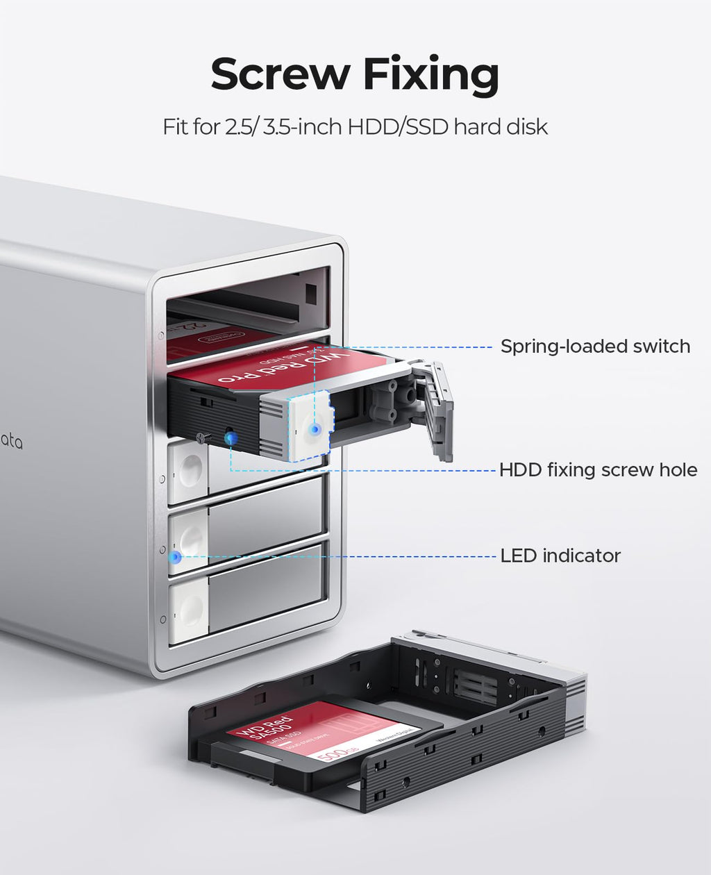 5 Bay RAID External Hard Drive Enclosure G344360