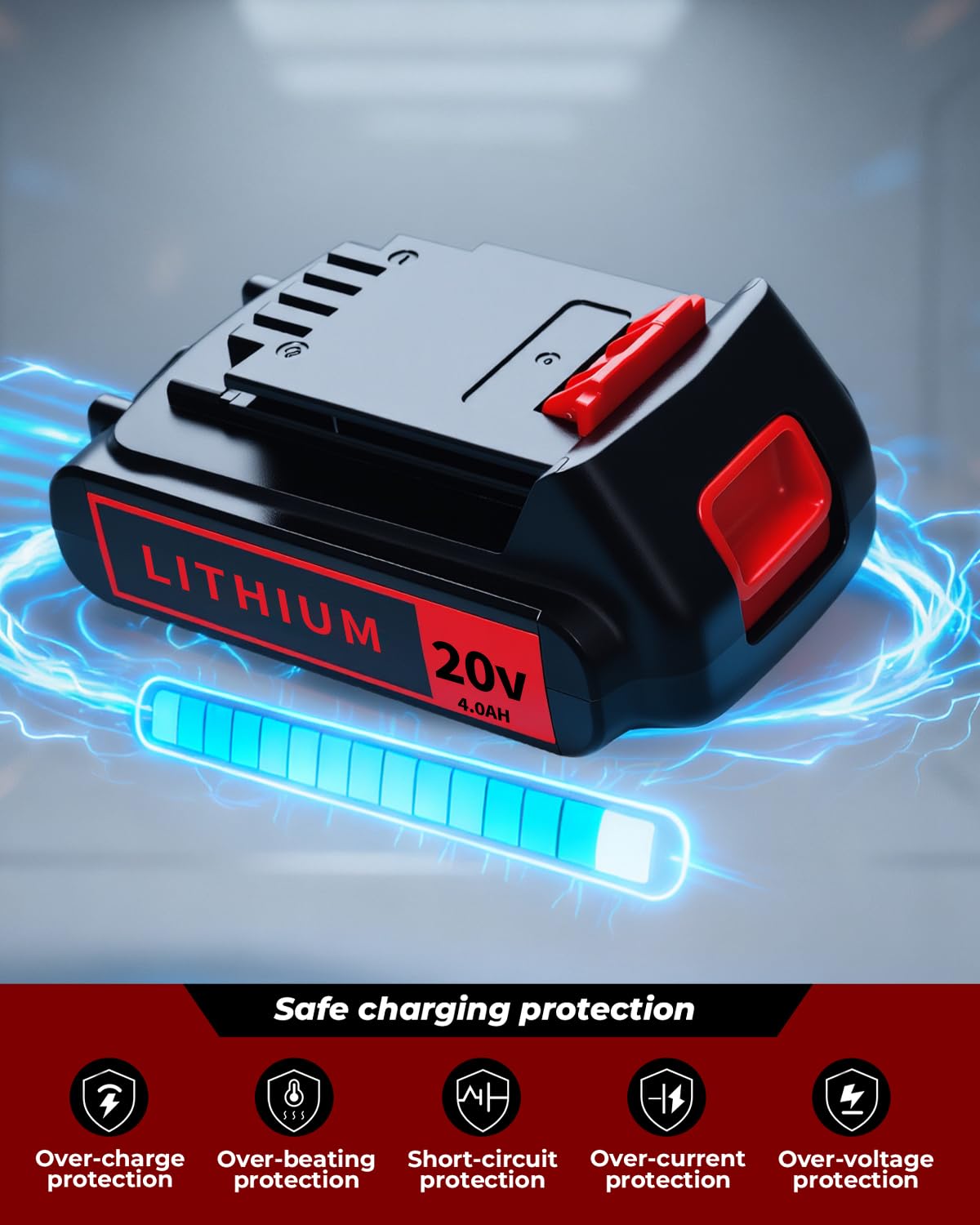 20V 4.0Ah Lithium Battery 2-Pack H24318