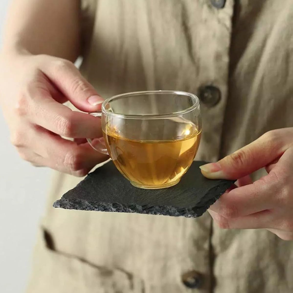 Natural Stone Coasters Set B6550