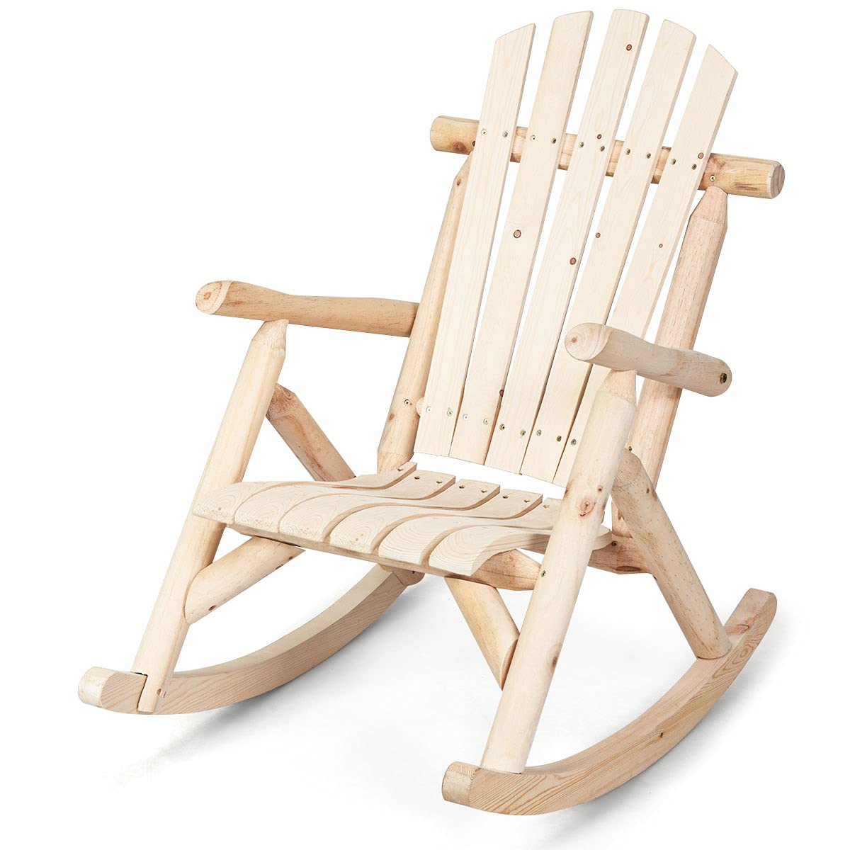 Log Rocking Chair Set I8942
