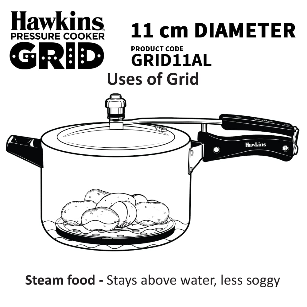 11 cm Aluminium Pressure Cooker Grid A571