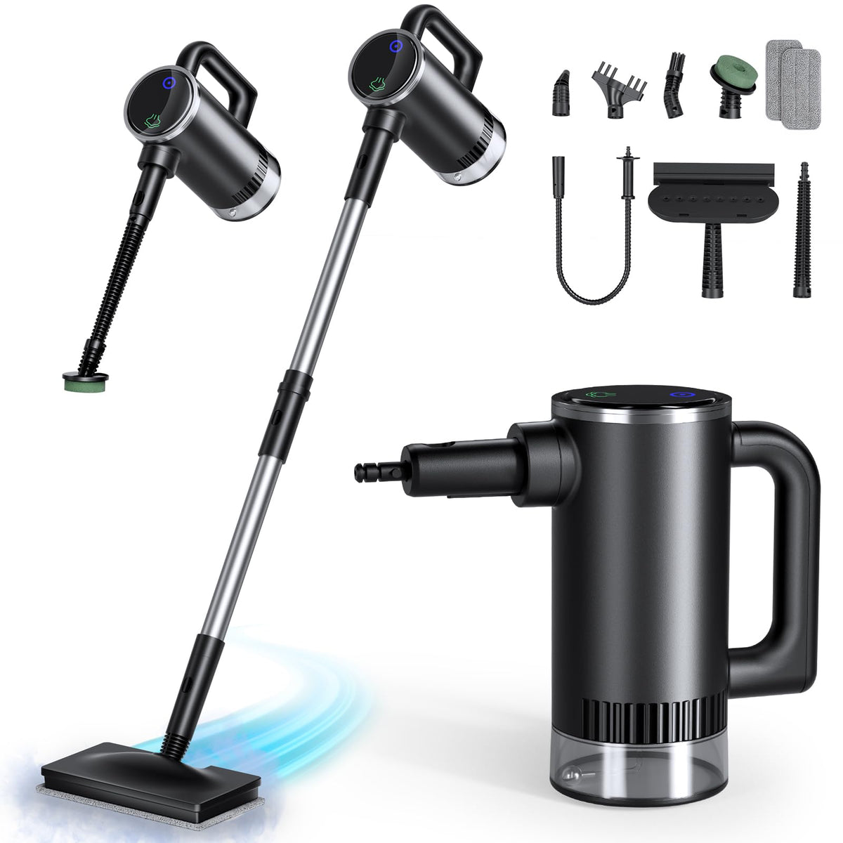 11-in-1 Detachable Handheld Steam Mop P560592