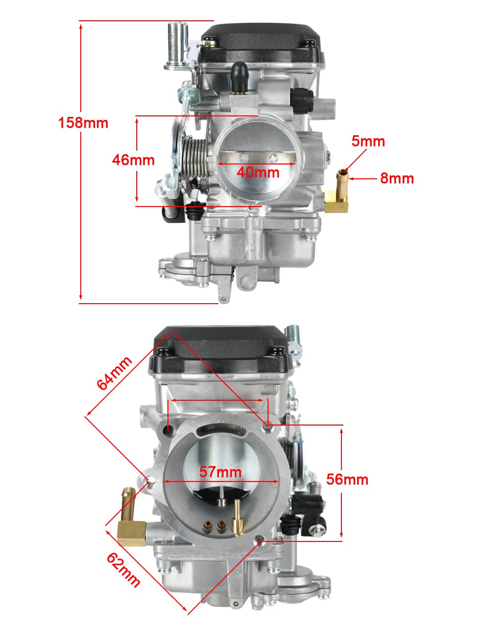 40mm Carburetor W998