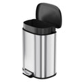 50L Stainless Steel Step-On Trash Can M767207