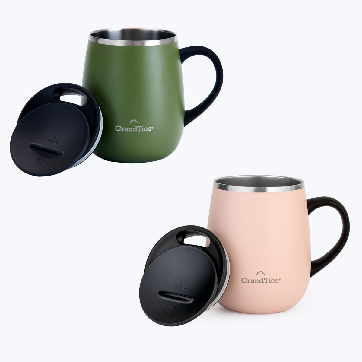 16 oz Insulated Stainless Steel Tumbler 2-Pack N72948