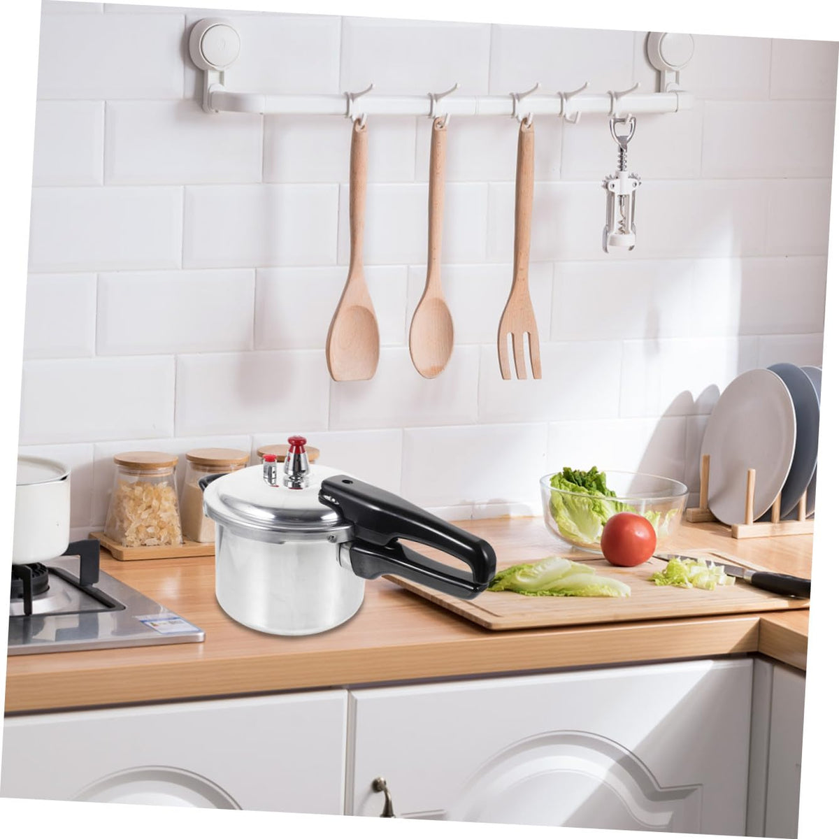 Aluminum Pressure Cooker with Handle K81569
