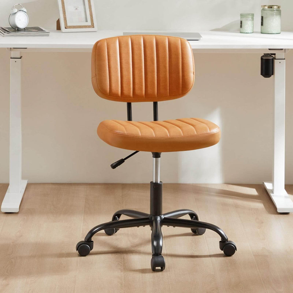 Orange Adjustable Height Swivel Rolling Office Chair X755