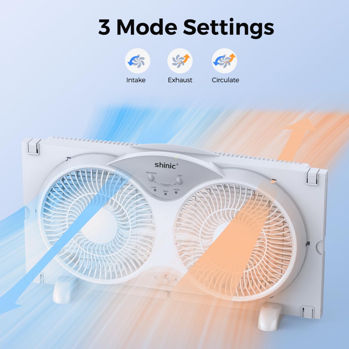 9" Reversible 3-Speed Window Fan B1403
