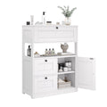Bathroom Floor Storage Cabinet with 1 Door and 3 Drawers Y5455
