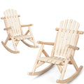 Log Rocking Chair Set I8942