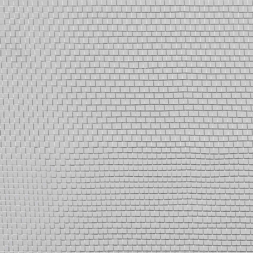 Aluminum Mesh Screen 39.4x196.9 Inch Silver C271210