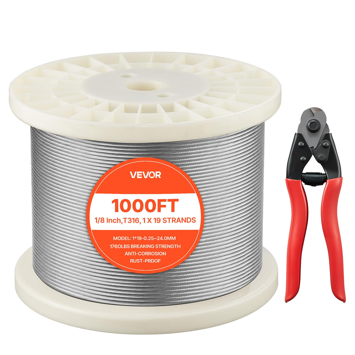 1/8 Inch 316 Stainless Steel Wire Rope S70300