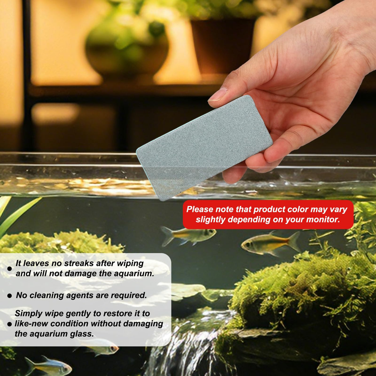 Aquarium Cleaning Tools Kit with Sponge Scrubbers and Brushes U139