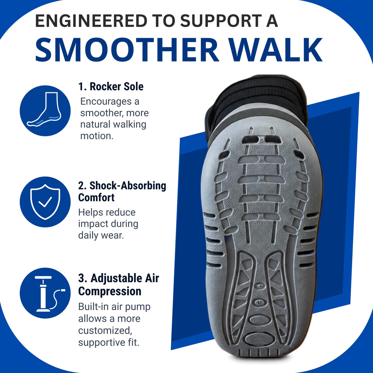 Walker Fracture Boot with Air Pump XLarge D862328