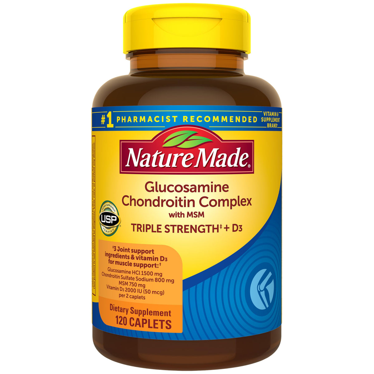 Glucosamine Chondroitin Complex with MSM 120 Caplets P30213