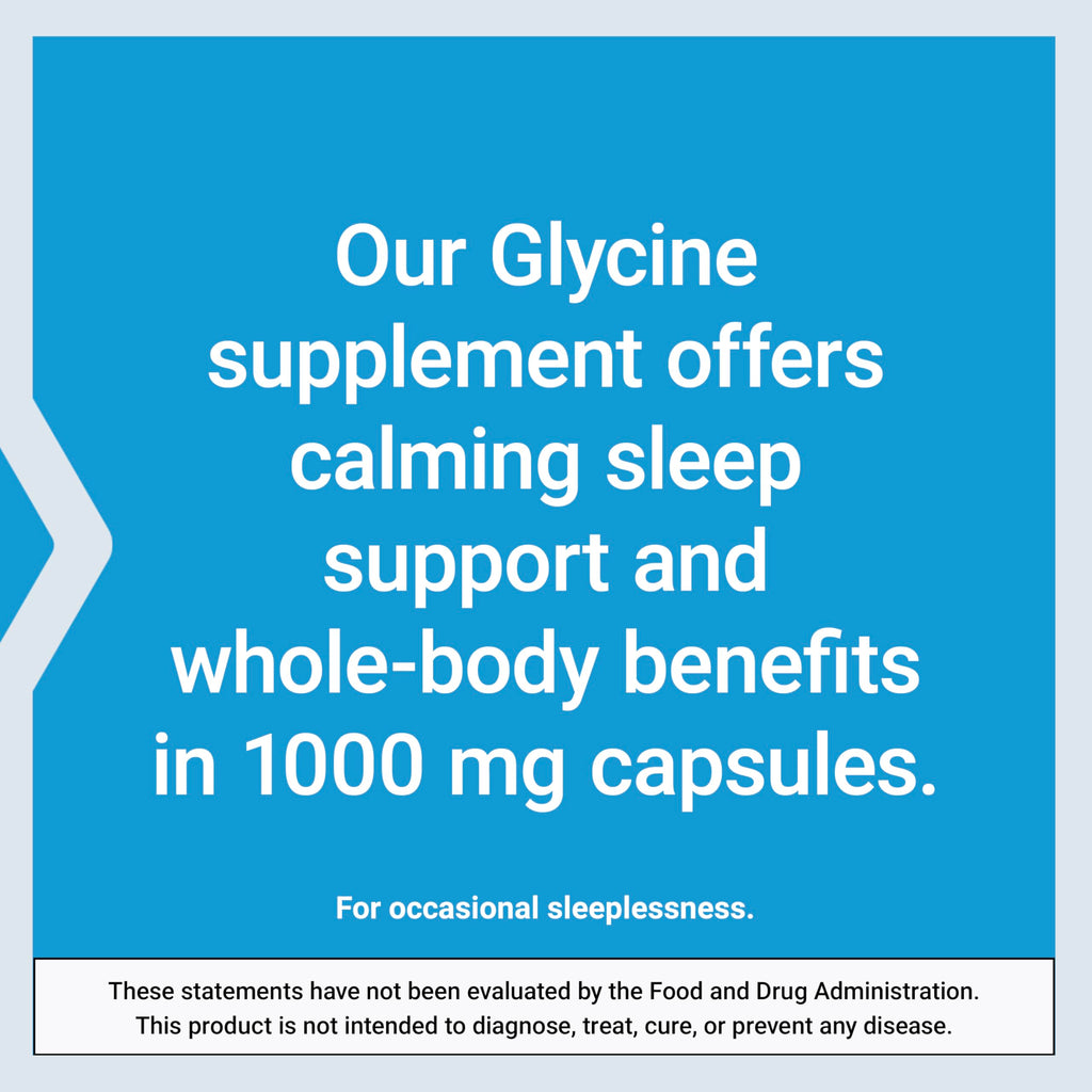 Glycine 1000 mg 100 Capsules M5616