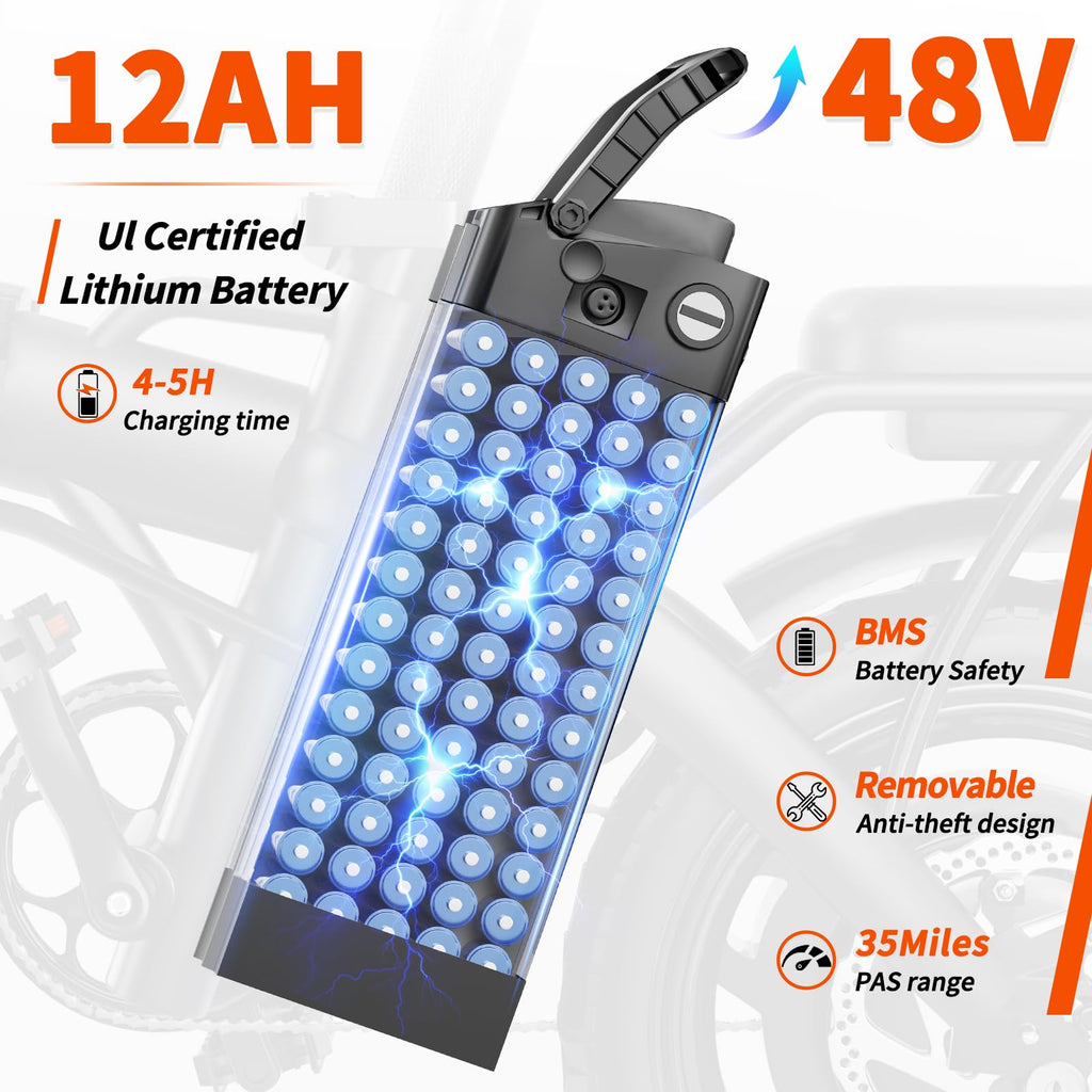 Foldable 500W Electric Bike Y52559