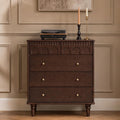 100% Solid Wood 5 Drawers Nightstand J64924