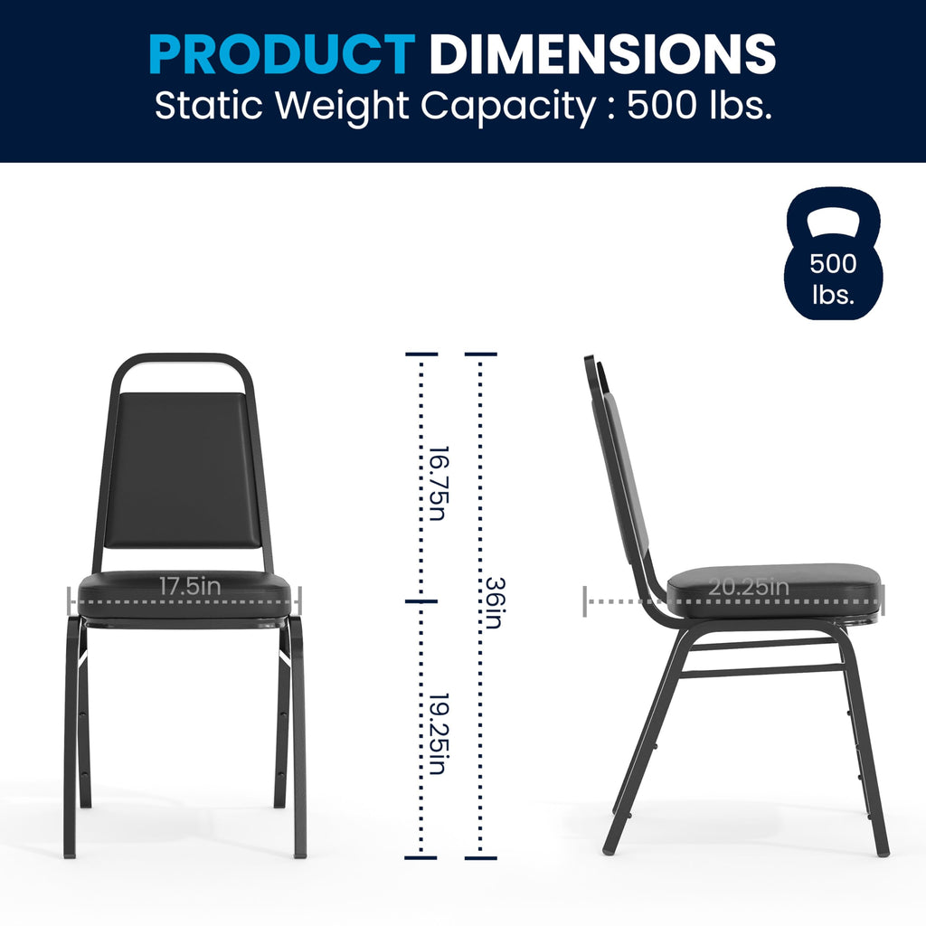 Black Stackable Banquet Chair L42512
