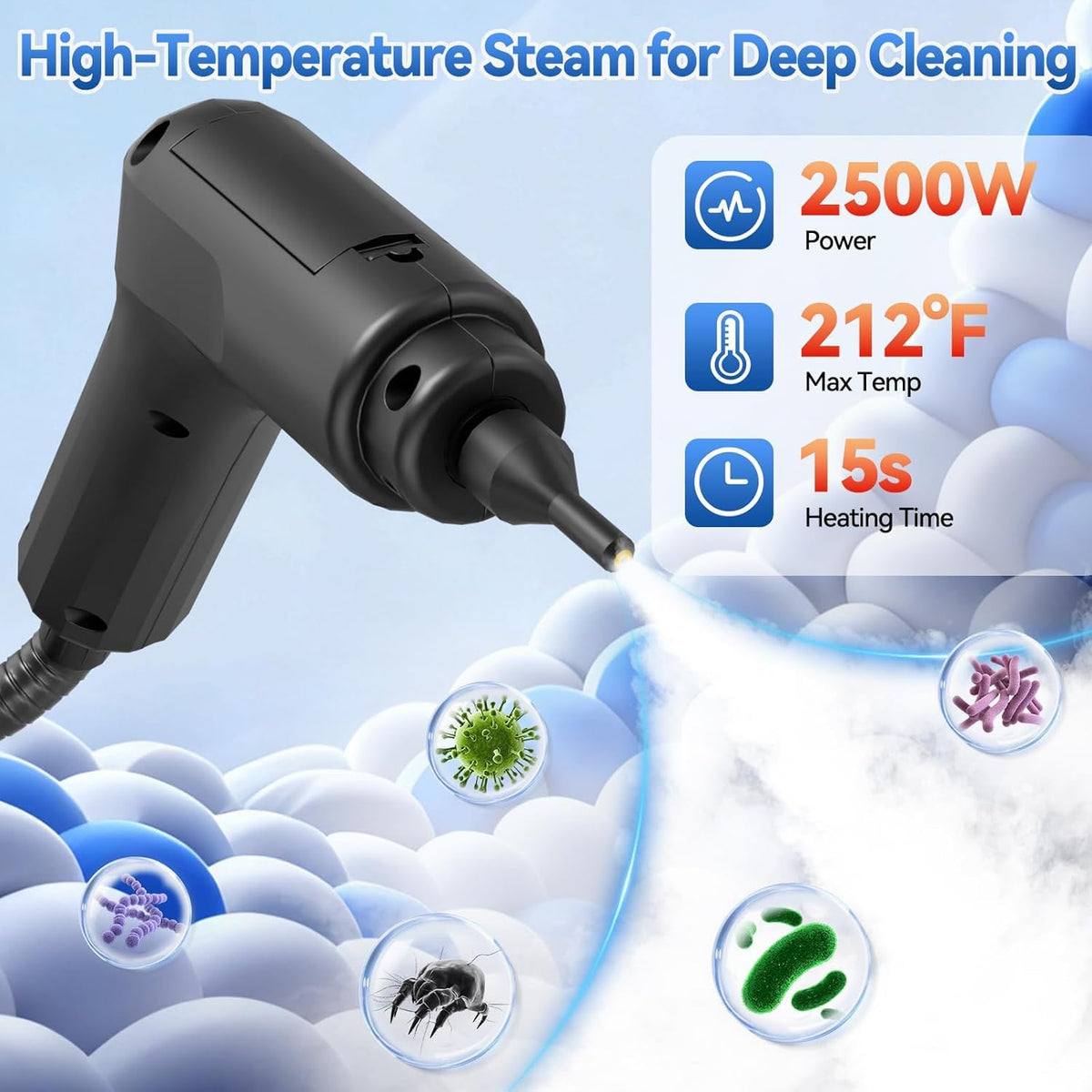 2500W High-Pressure Steam Cleaner Y502323