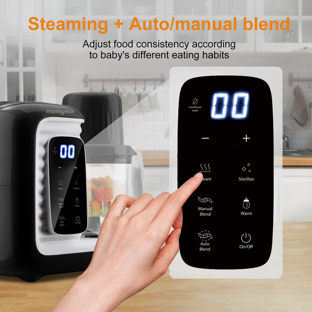 Baby Food Maker with Dual-Layer Steam Basket I472