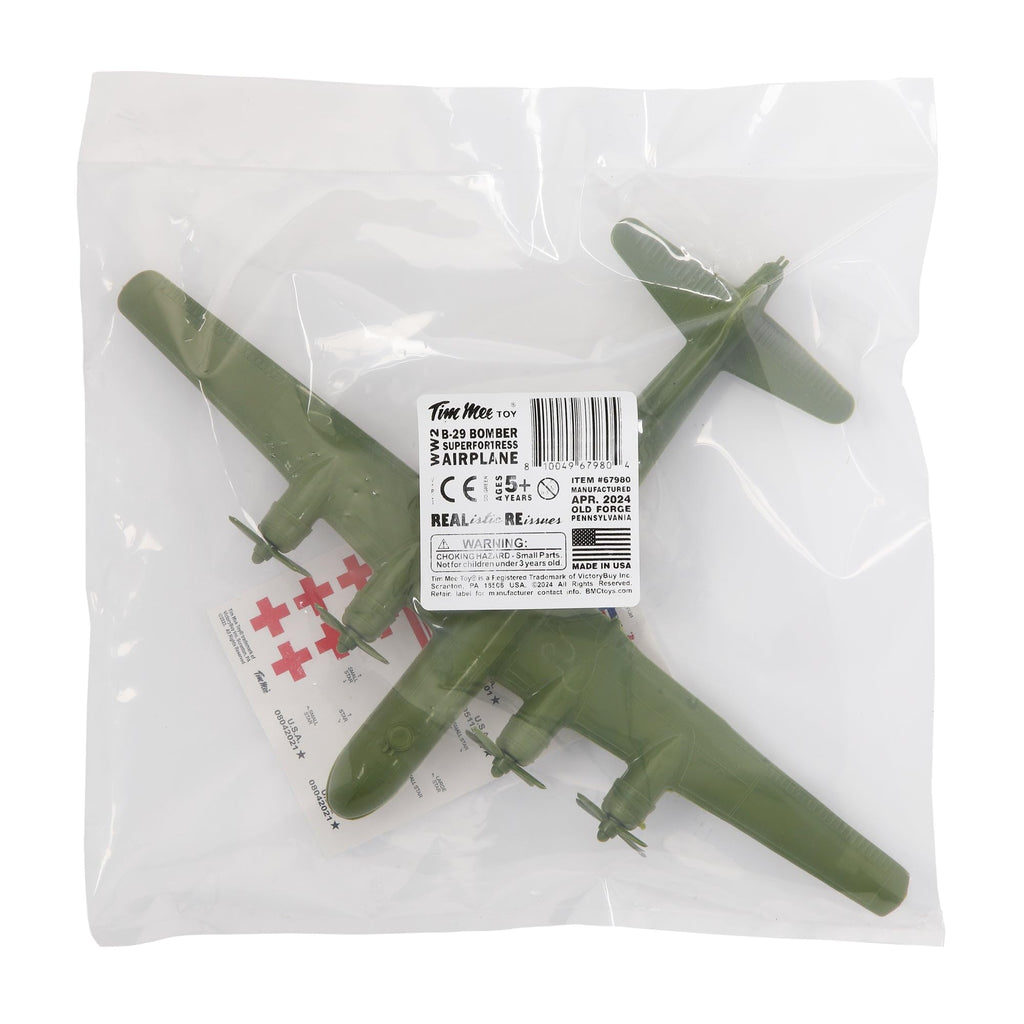 OD Green Plastic Bomber Plane D481