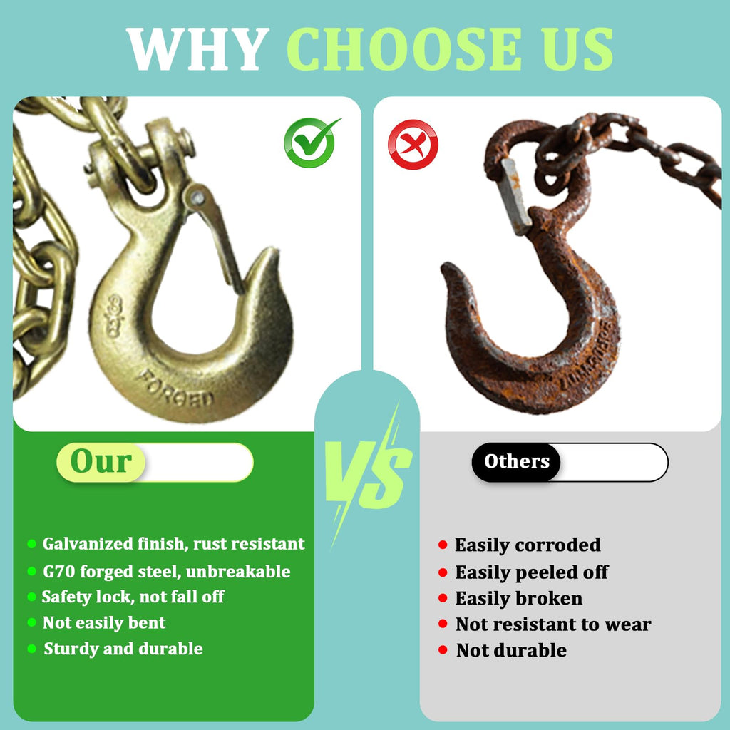 3/8" Clevis Slip Hook with Safety Latch D453