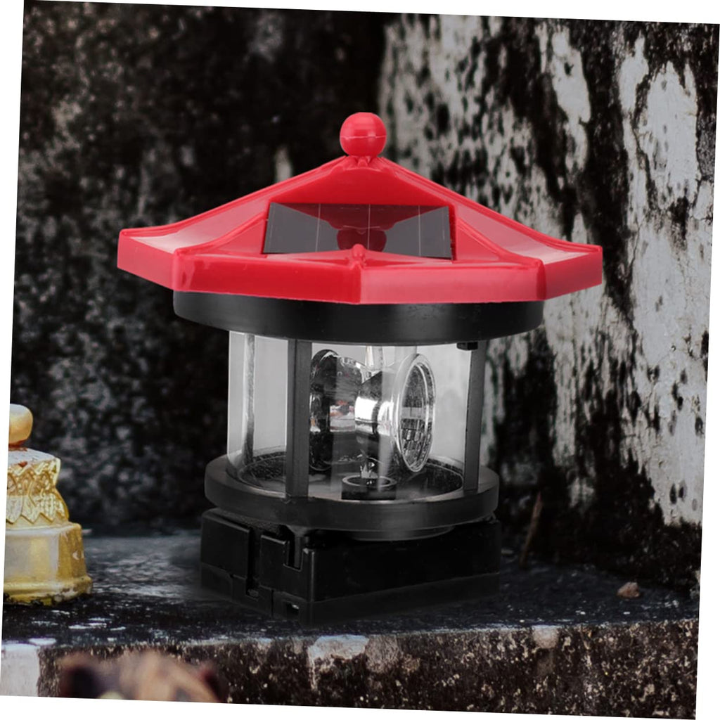 2Pcs Solar Powered Lighthouse Outdoor Garden Light C185