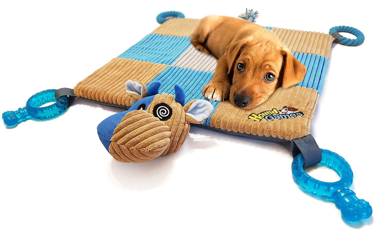 Puppy Play Mat with Teething Toys Q339