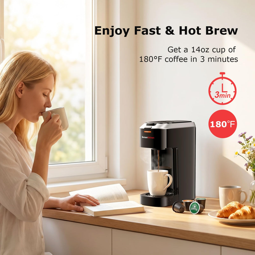 2-in-1 Single Serve Coffee Maker B1426
