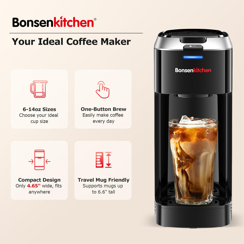 2-in-1 Single Serve Coffee Maker B1426