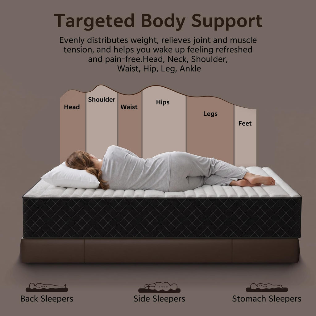 Full Size 12 Inch Hybrid Mattress A793