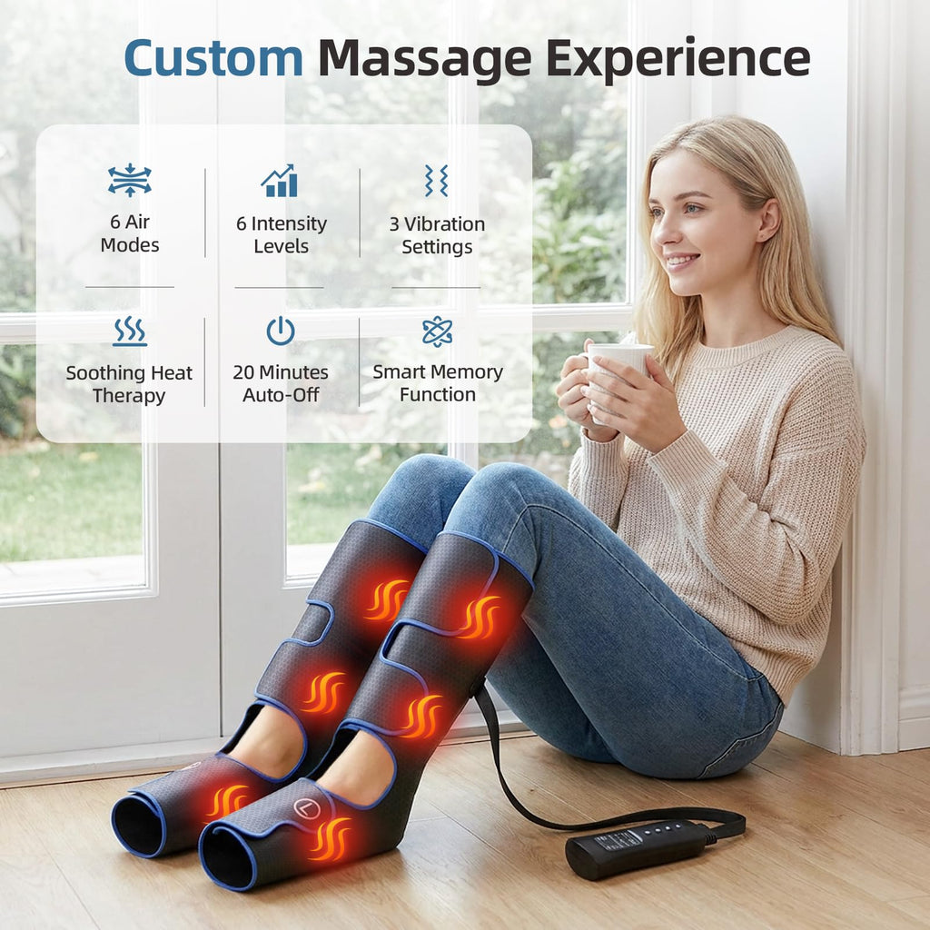 Air Compression Leg Massager with Heat I467
