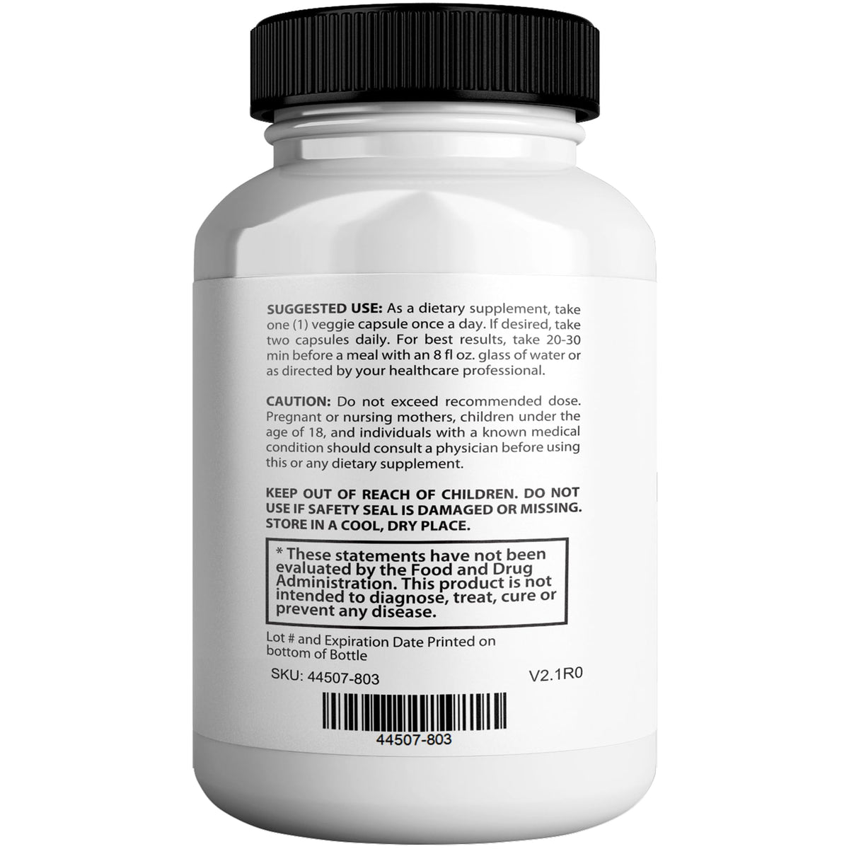 60 Capsules All Natural Formula D2446