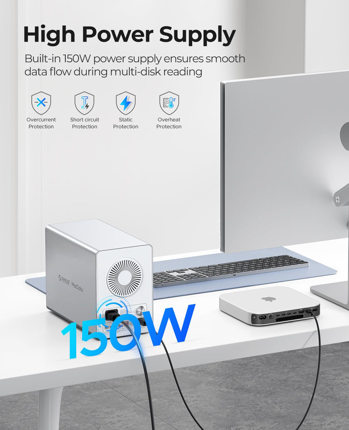 5 Bay RAID External Hard Drive Enclosure G344360