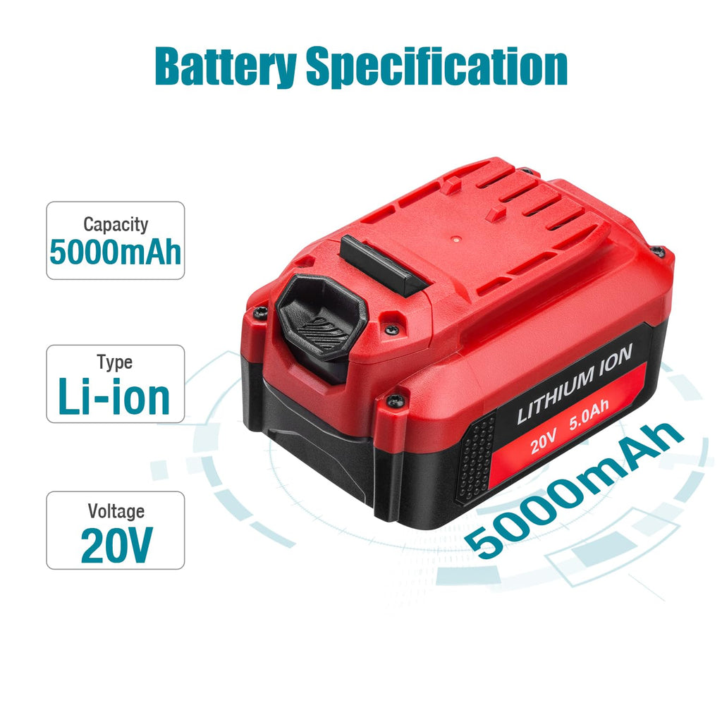 2 Pack 5.0Ah Lithium Battery L8427