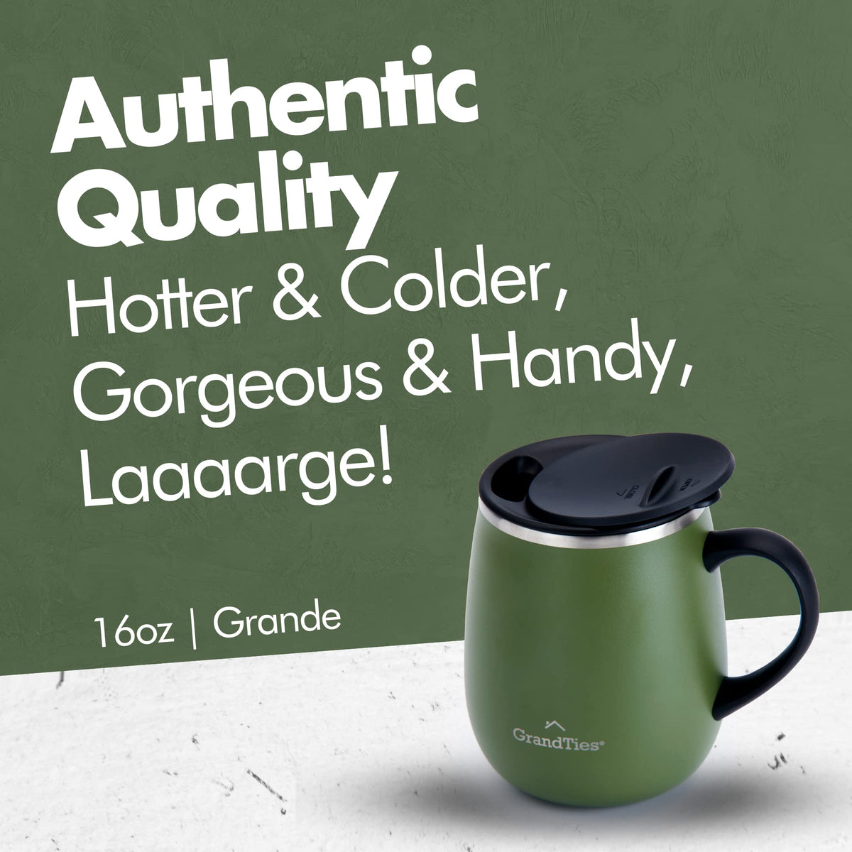 16 oz Insulated Stainless Steel Coffee Mug 2-Pack C986135
