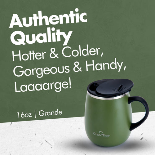 16 oz Insulated Stainless Steel Coffee Mug 2-Pack C986135