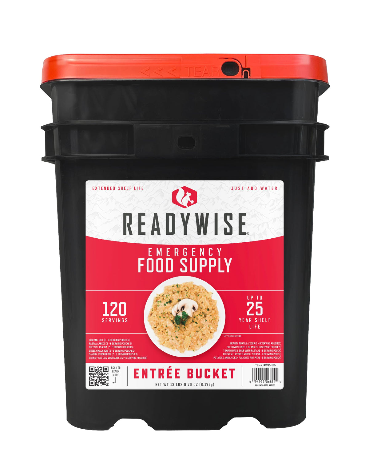 Emergency Survival Food Supply 120 Serving W24387